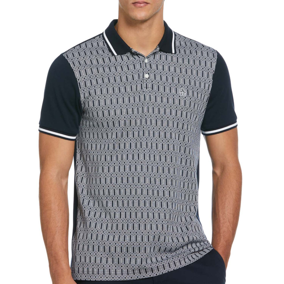 Polo Con Jacquard Frontal Interlock