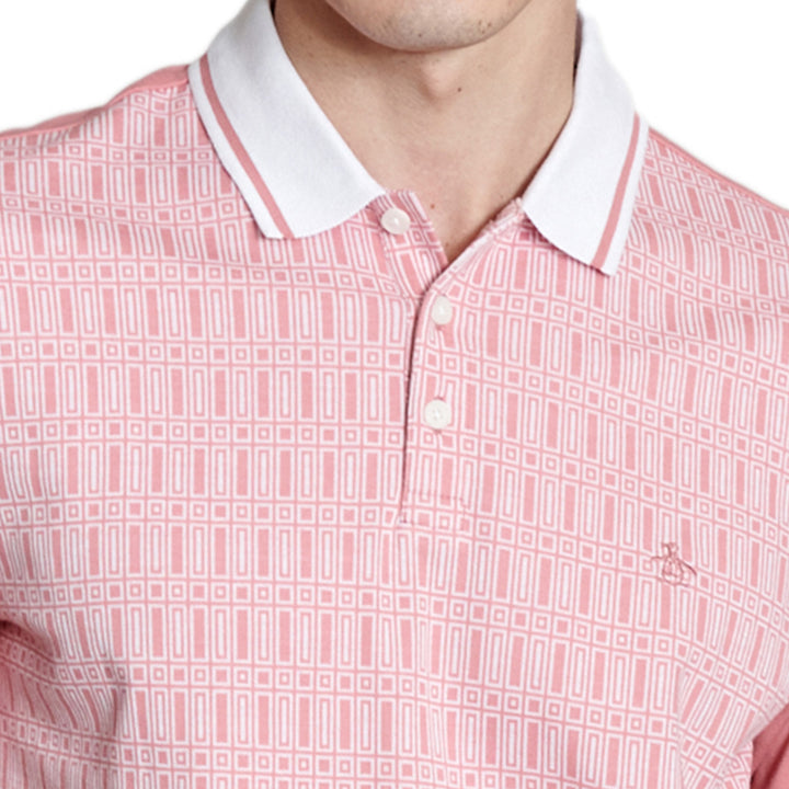 Polo Con Jacquard Frontal Interlock