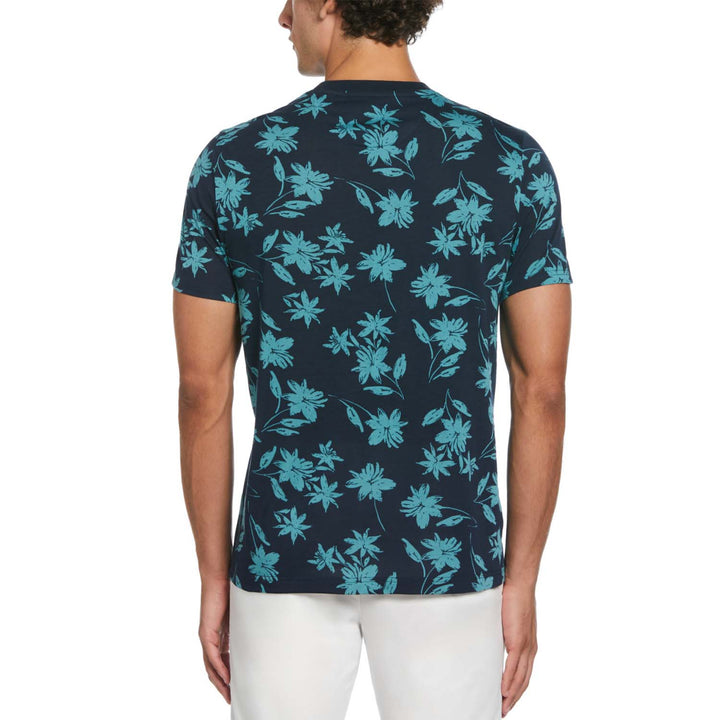 Playera Con Estampado Floral