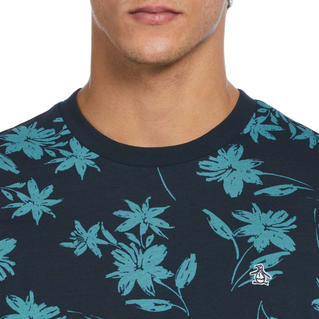 Playera Con Estampado Floral