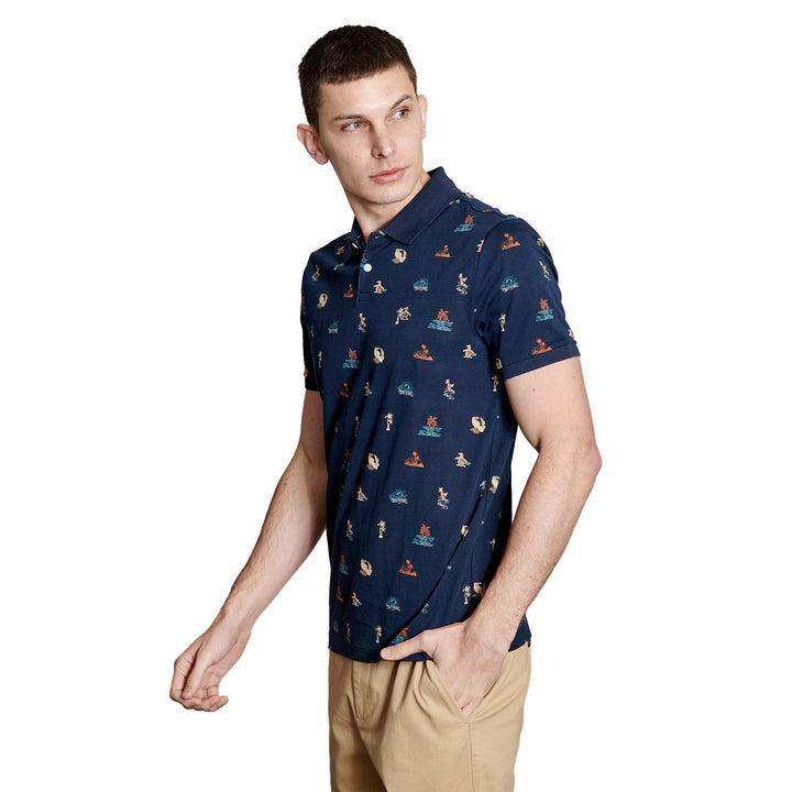 Polo Full Print Surf Pete