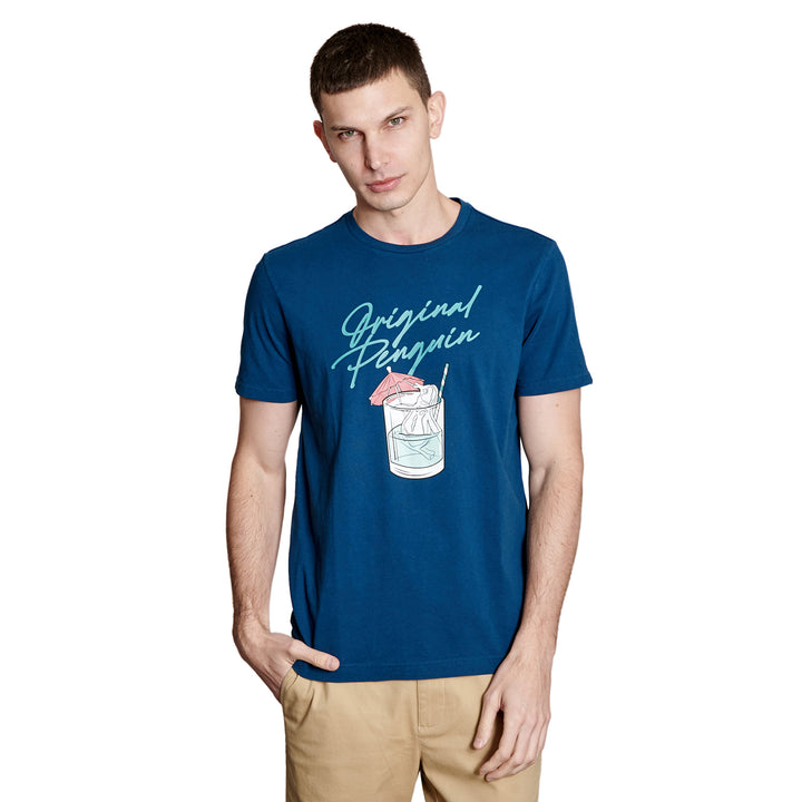 Playera Con Estampado Original Penguin Drink