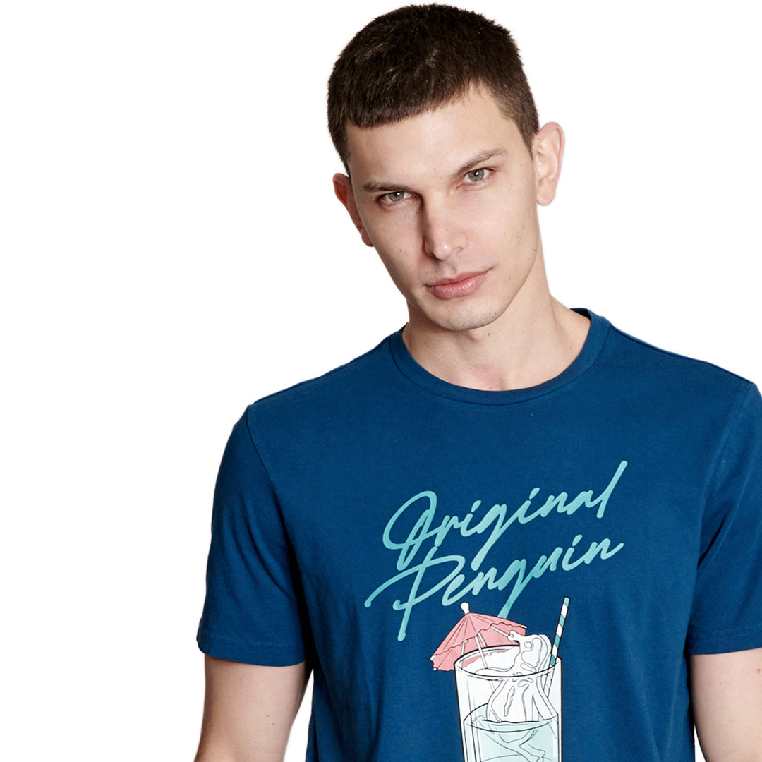 Playera Con Estampado Original Penguin Drink