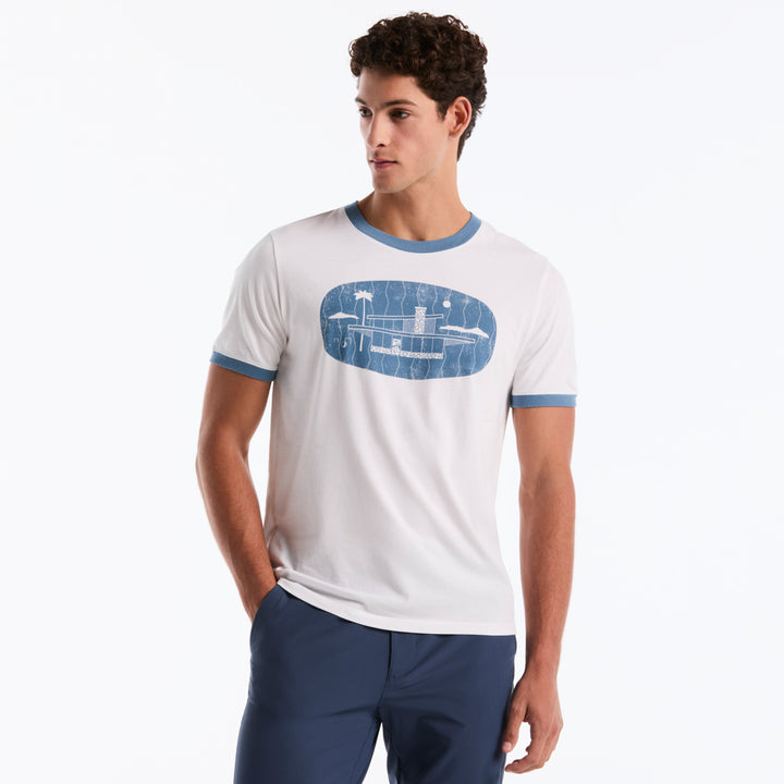 Playera De Algodón Con Estampado Mid Century