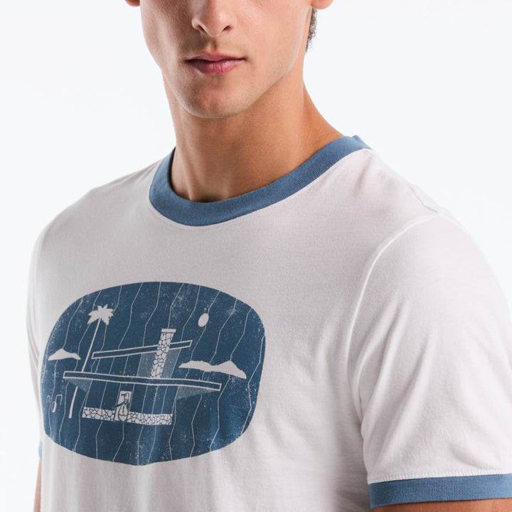 Playera De Algodón Con Estampado Mid Century