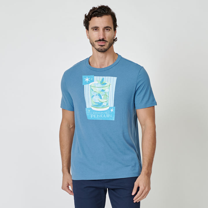 Playera De Algodón Con Estampado Mojito