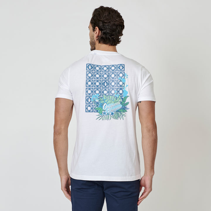 Playera De Algodón Con Estampado Breeze Block