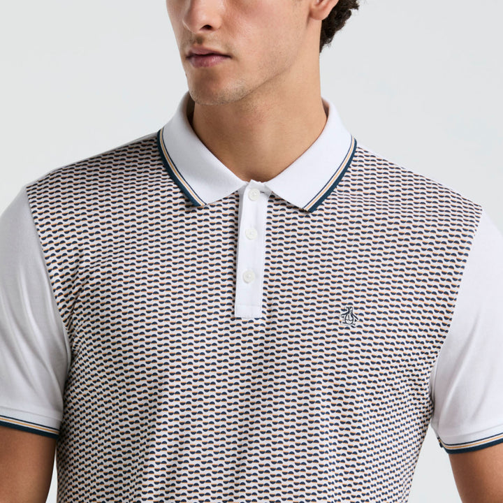 Polo Con Jacquard Frontal - Original Penguin México