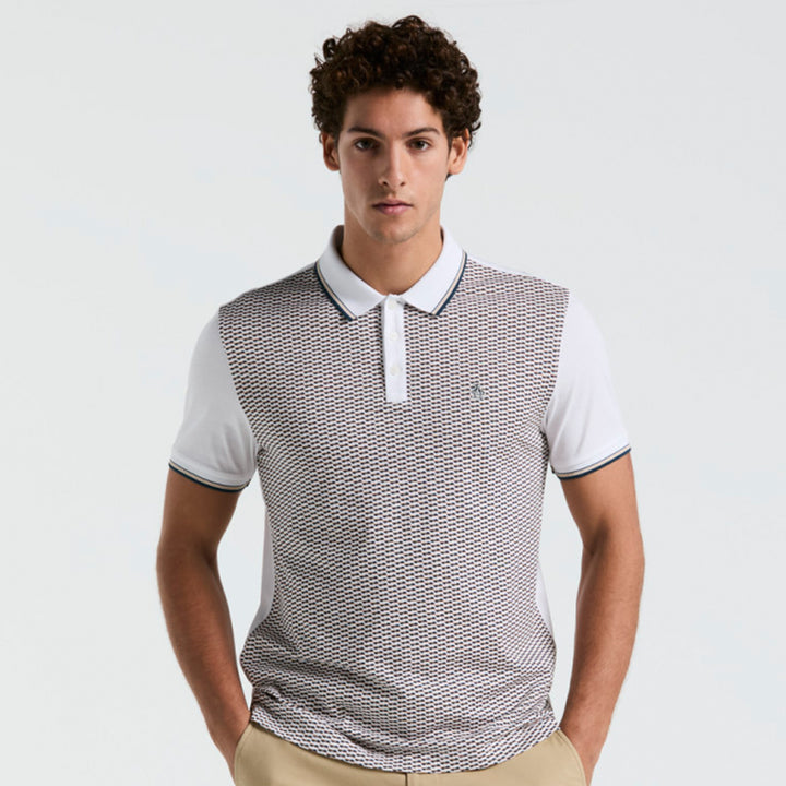 Polo Con Jacquard Frontal - Original Penguin México