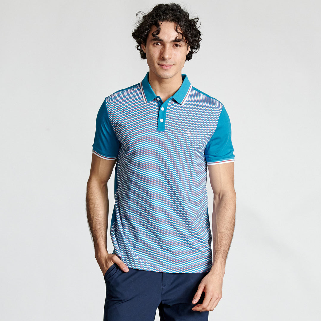 Polo Con Jacquard Frontal - Original Penguin México