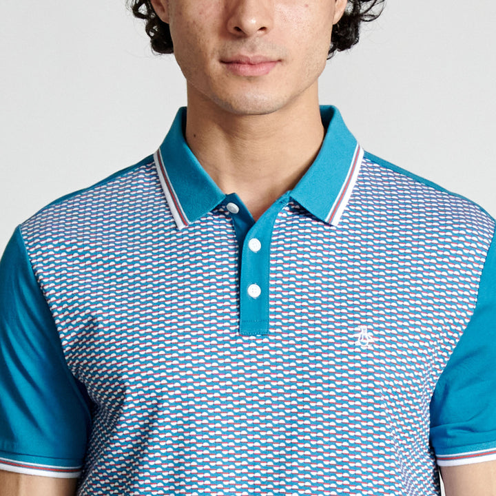 Polo Con Jacquard Frontal - Original Penguin México