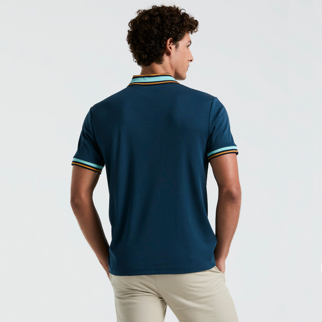 Polo Interlock Con Cuello En Punta - Original Penguin México