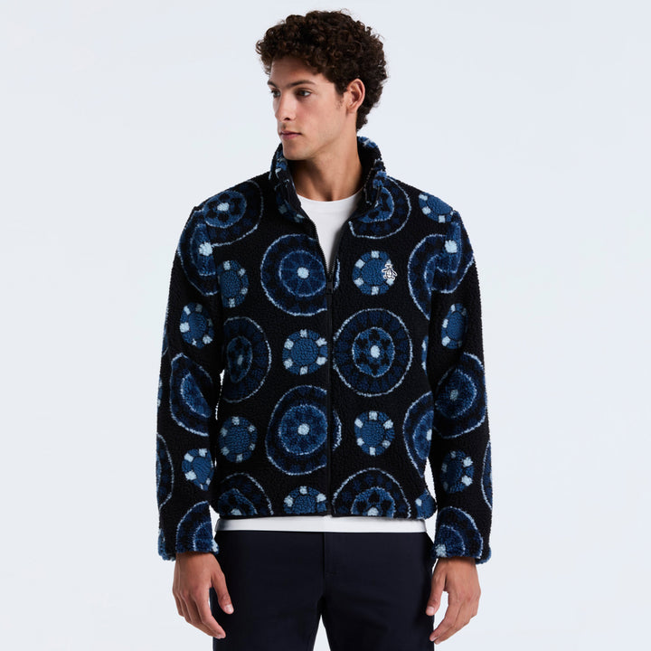 Chamarra Con Jacquard Mandala