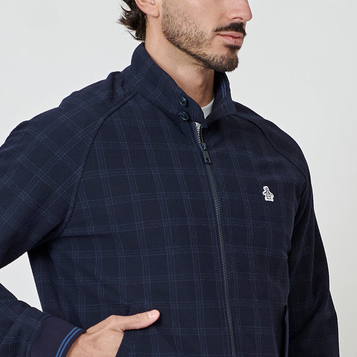 Chamarra De Seersucker A Cuadros