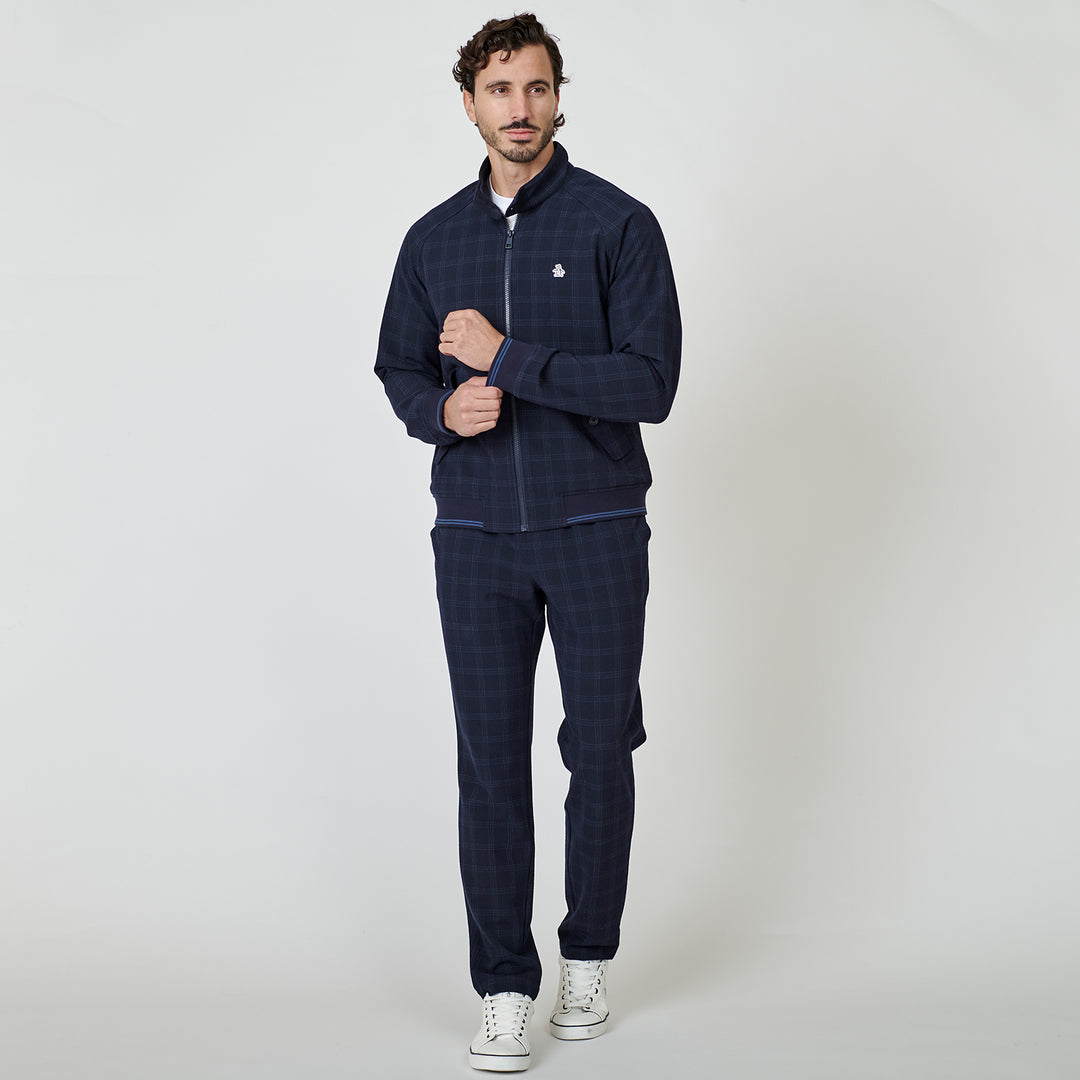 Chamarra De Seersucker A Cuadros