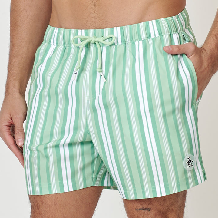 Traje De Baño Full Print Rayas