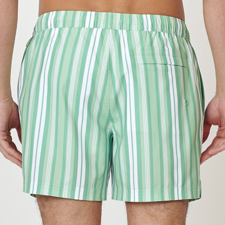 Traje De Baño Full Print Rayas