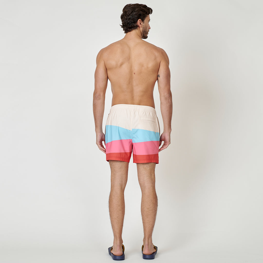 Traje De Baño En Degradado De Ondas