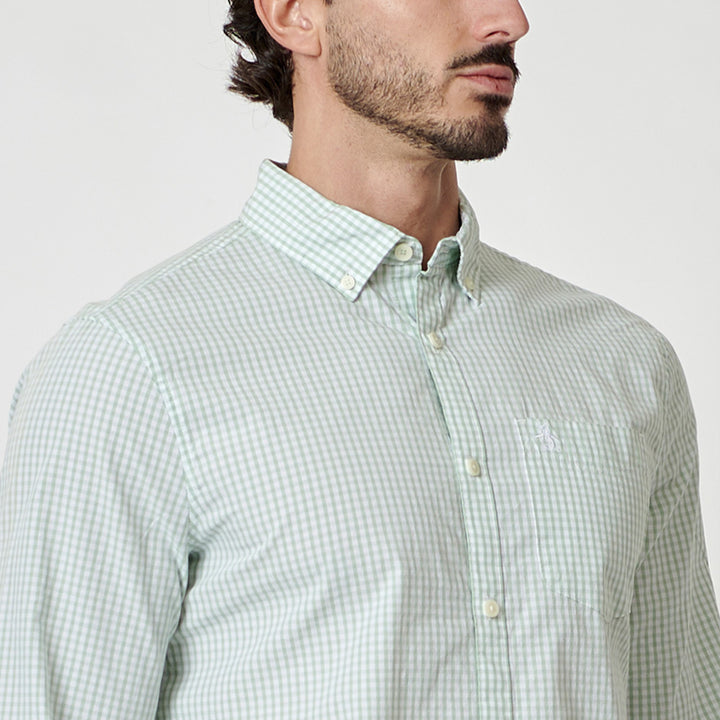 Camisa Manga Larga Gingham