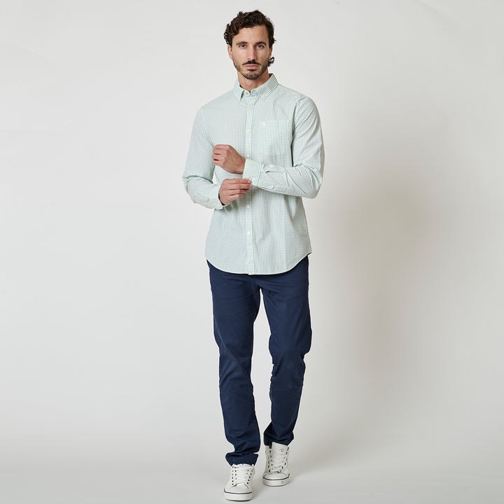 Camisa Manga Larga Gingham