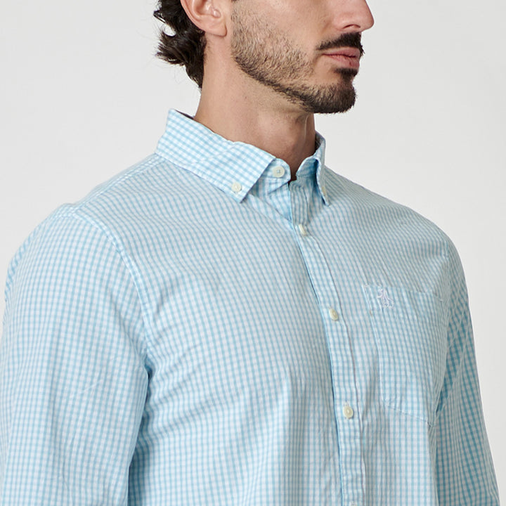 Camisa Manga Larga Gingham