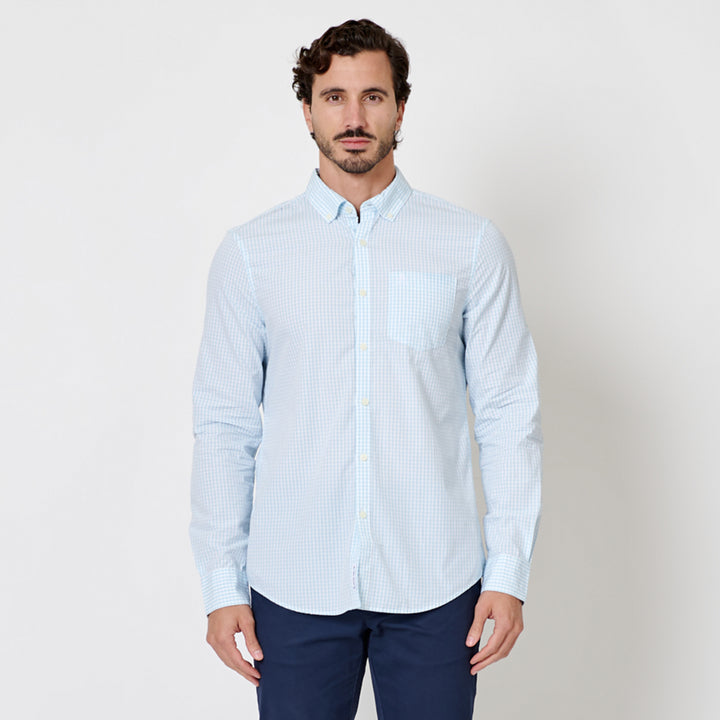 Camisa Manga Larga Gingham