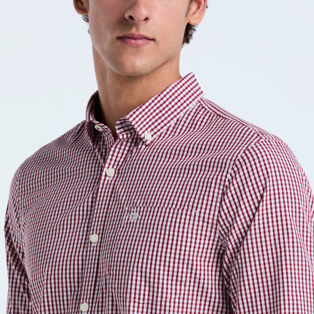 Camisa Manga Larga Gingham