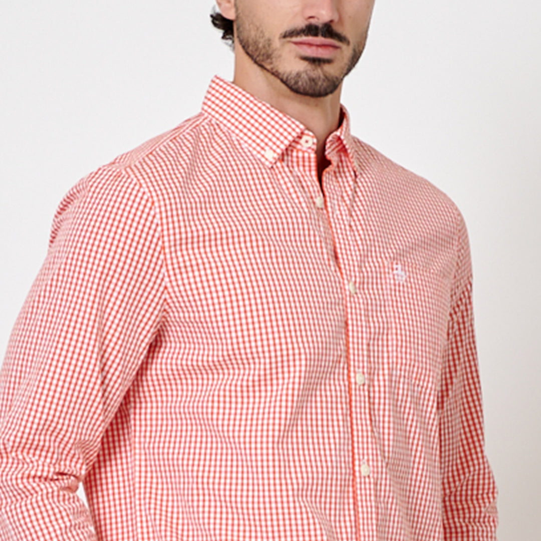 Camisa Manga Larga Gingham