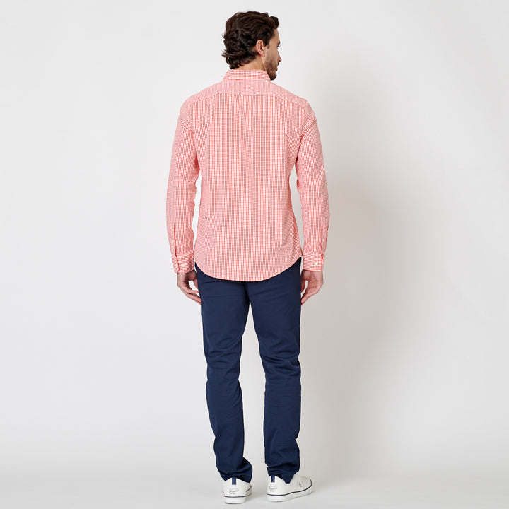 Camisa Manga Larga Gingham