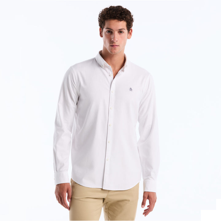 Camisa Manga Larga Oxford Stretch
