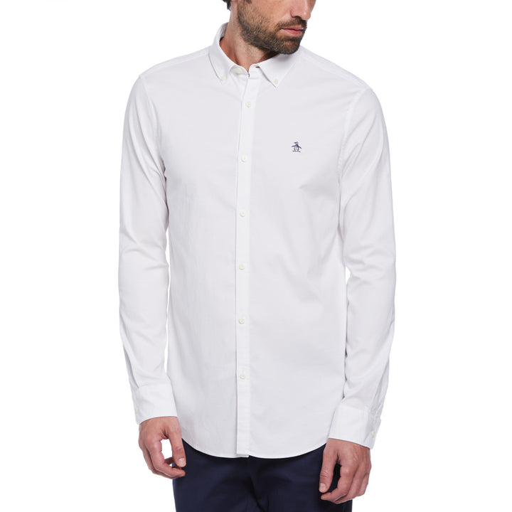 Camisa Manga Larga Oxford Stretch