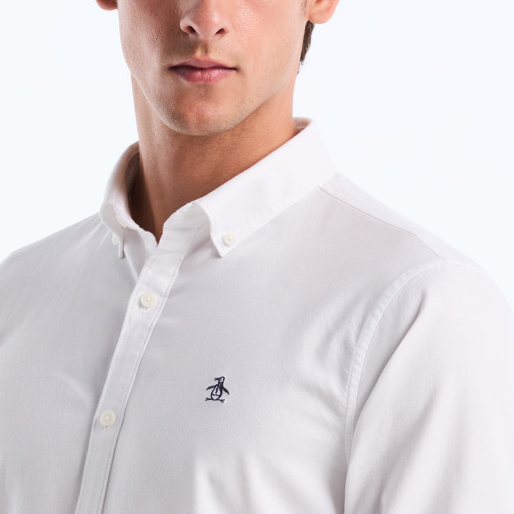 Camisa Manga Larga Oxford Stretch