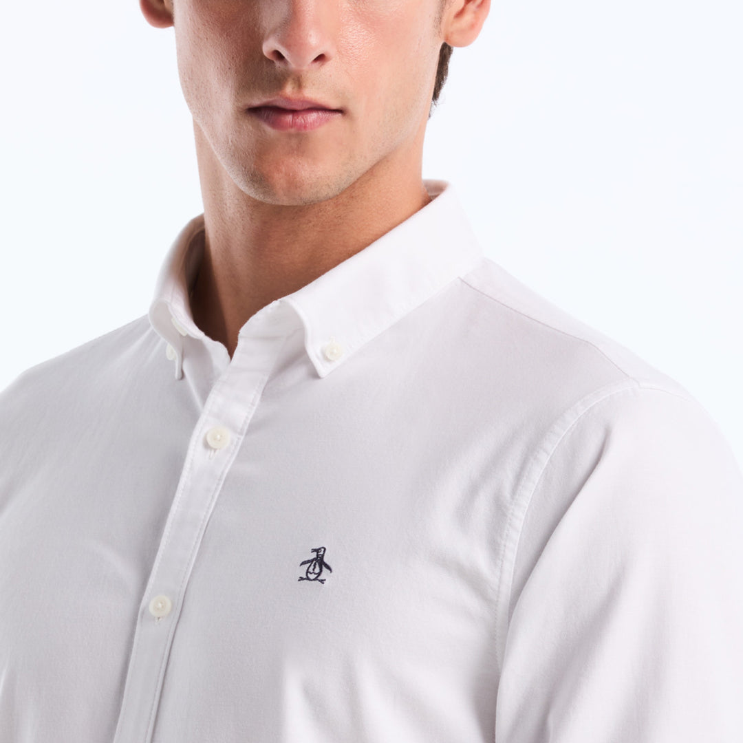 Camisa Manga Larga Oxford Stretch