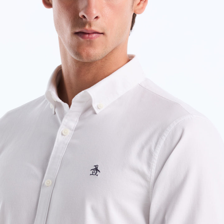 Camisa Manga Larga Oxford Stretch