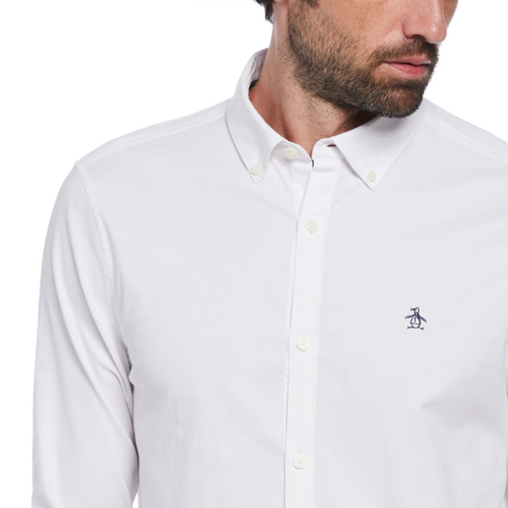 Camisa Manga Larga Oxford Stretch