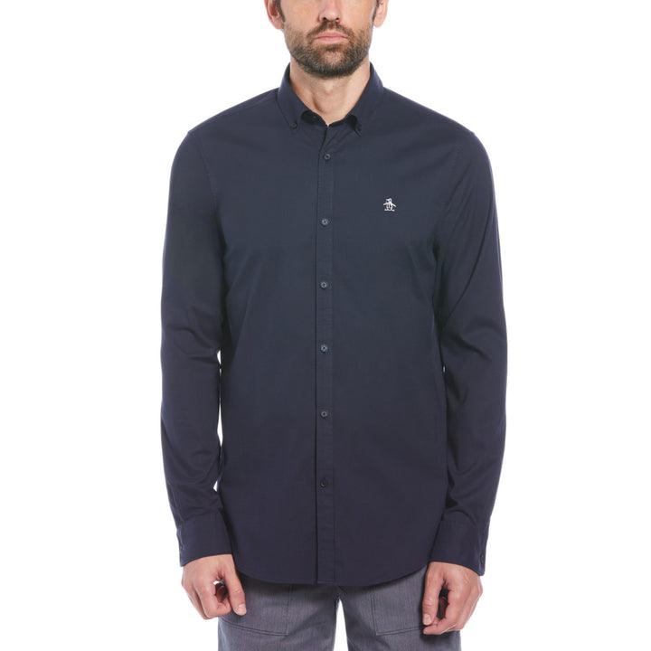 Camisa Manga Larga Oxford Stretch