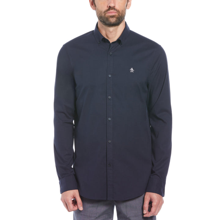Camisa Manga Larga Oxford Stretch
