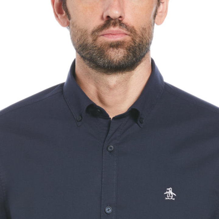 Camisa Manga Larga Oxford Stretch