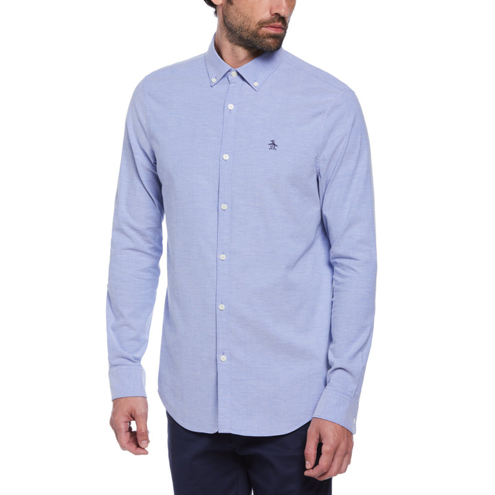 Camisa Manga Larga Oxford Stretch