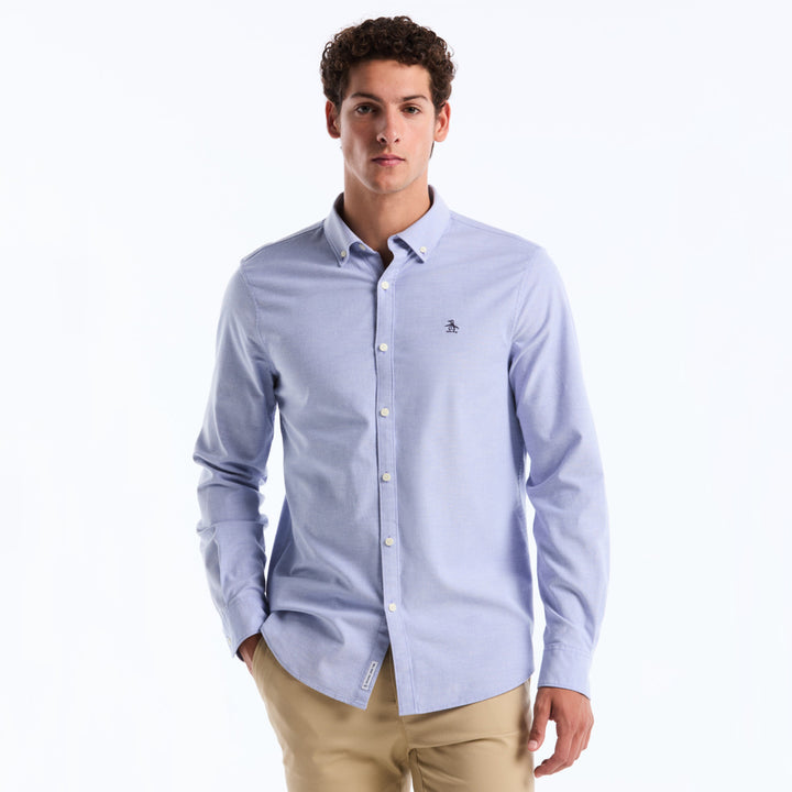 Camisa Manga Larga Oxford Stretch