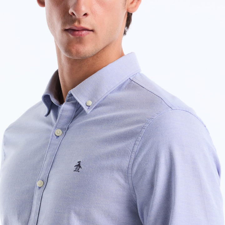 Camisa Manga Larga Oxford Stretch