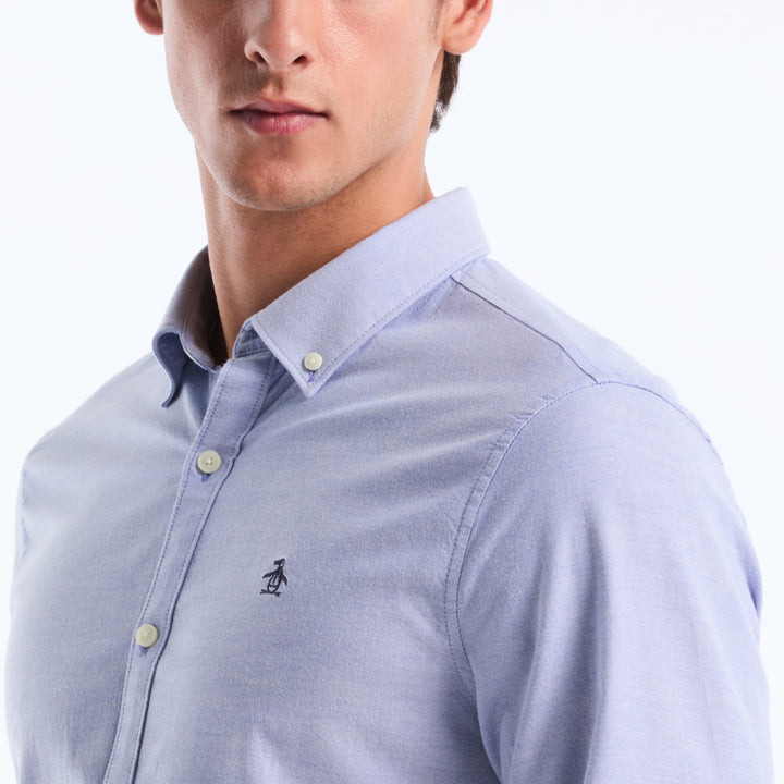 Camisa Manga Larga Oxford Stretch