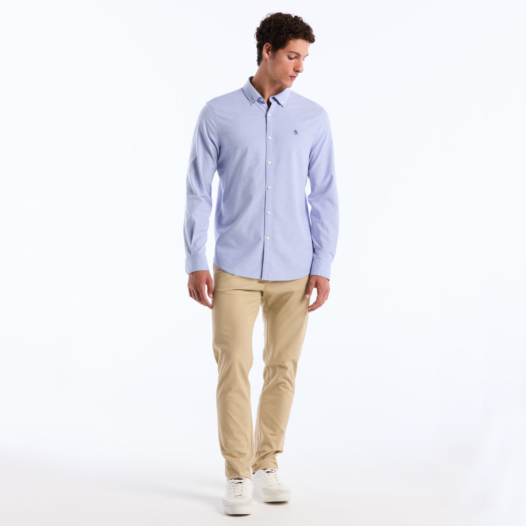 Camisa Manga Larga Oxford Stretch