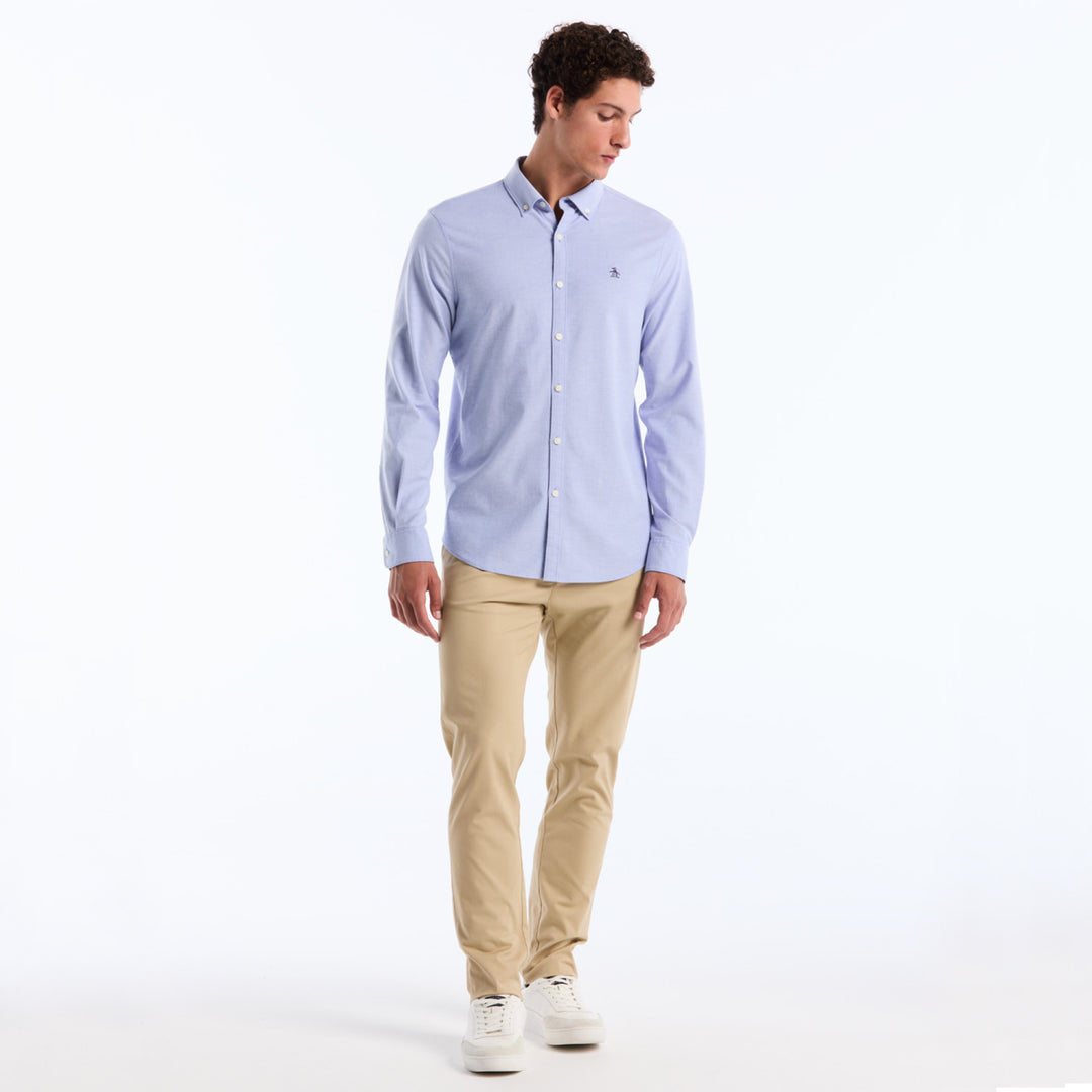 Camisa Manga Larga Oxford Stretch