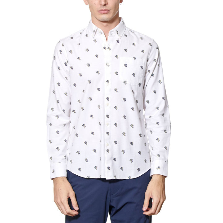 Camisa Manga Larga Oxford Stretch Collegiate