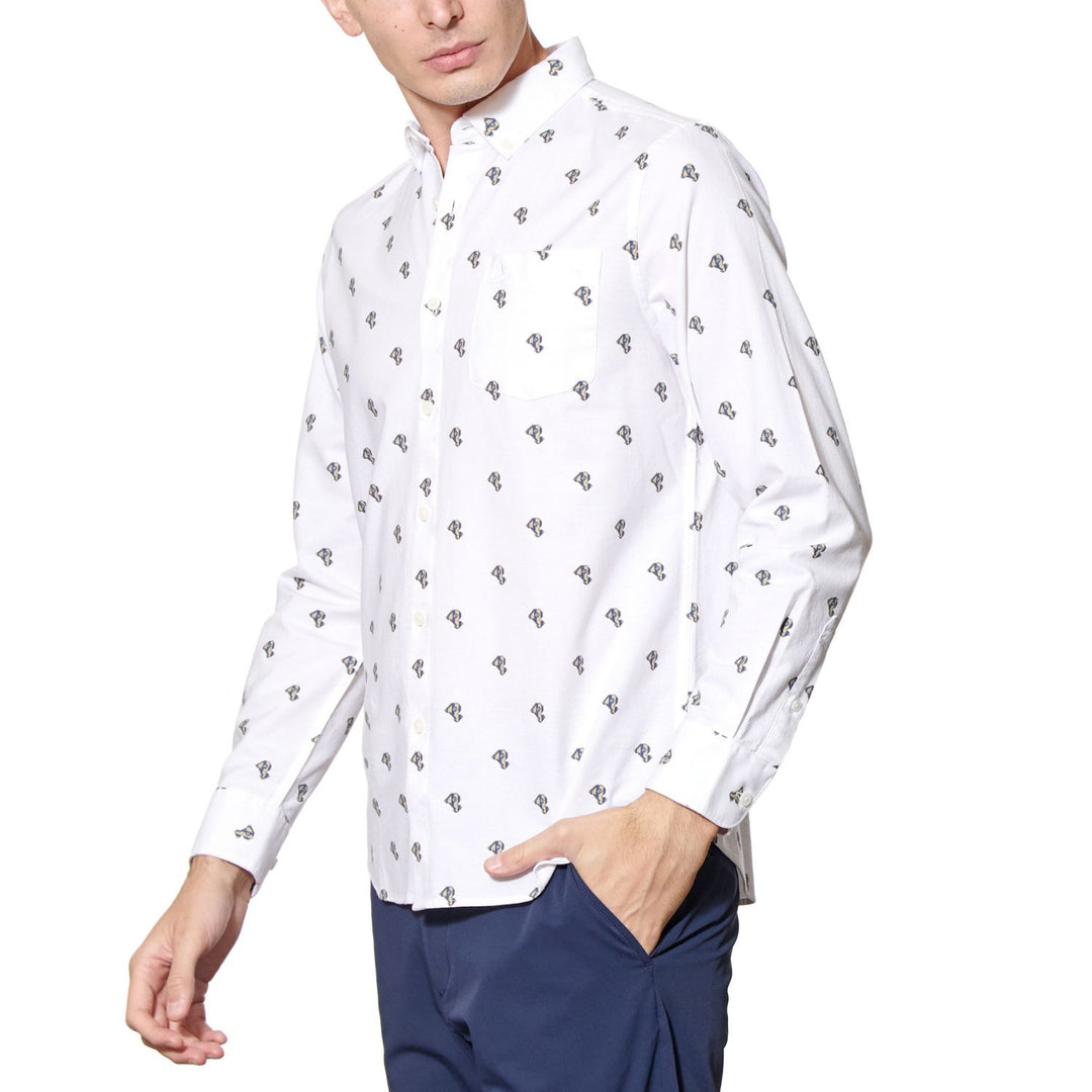 Camisa Manga Larga Oxford Stretch Collegiate