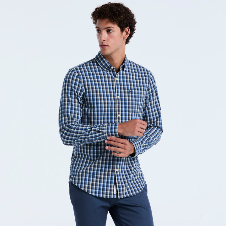 Camisa Manga Larga A Cuadros