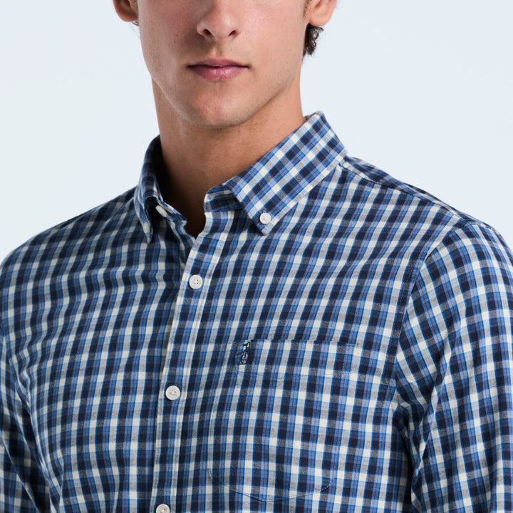 Camisa Manga Larga A Cuadros