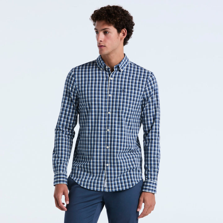 Camisa Manga Larga A Cuadros