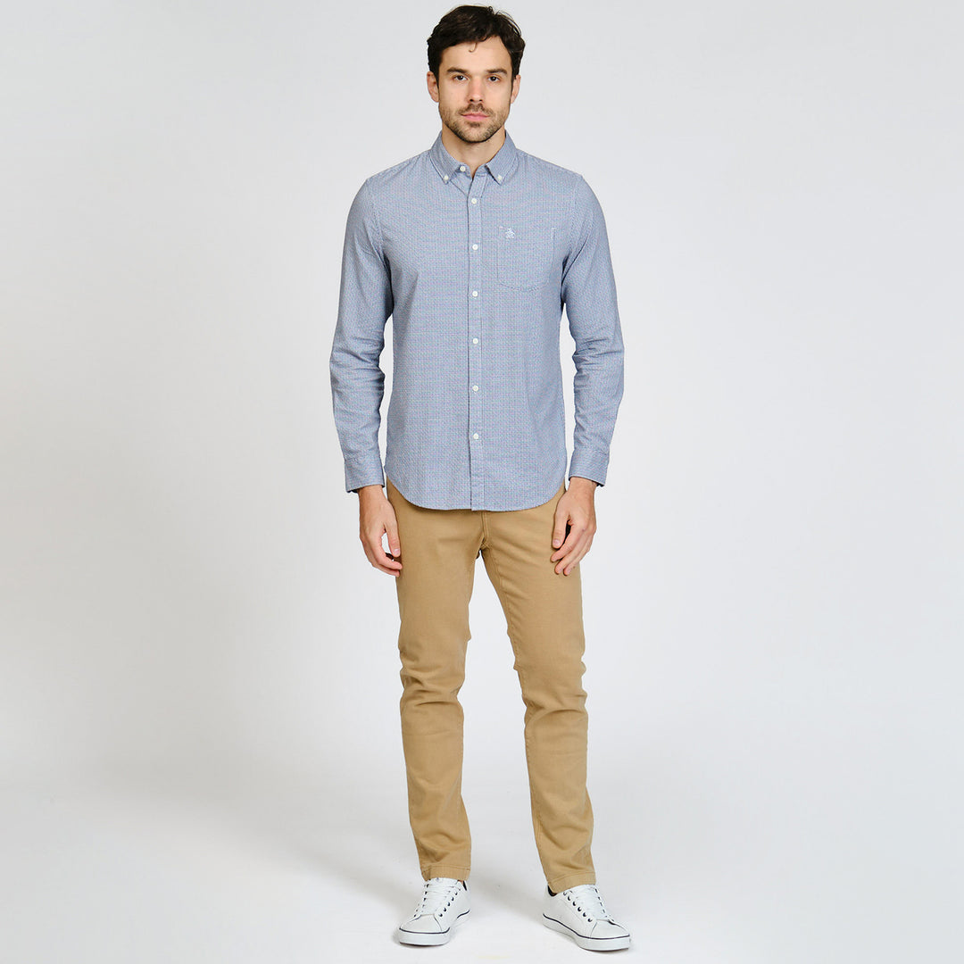 Camisa Manga Larga A Rayas